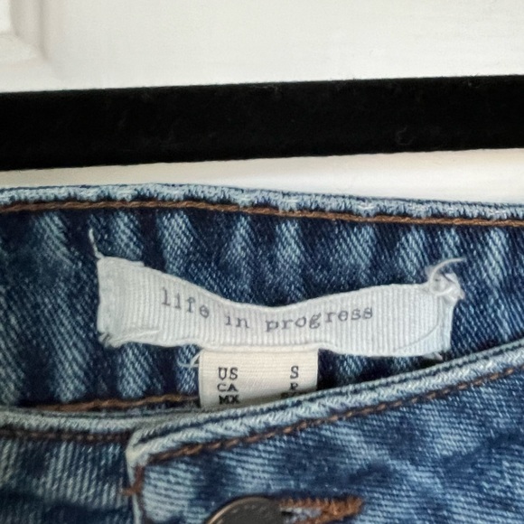 A line denim button front mini skirt - Picture 5 of 5